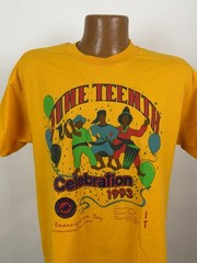 Vintage 90s Juneteenth Shirt Mens Large Black History T-shirt Texas Tee USA Made