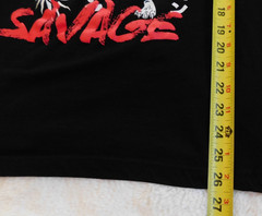 LG Savage Brand Dragon And Tiger Long Sleeve T-Shirt Mens Medium Asian Graphic