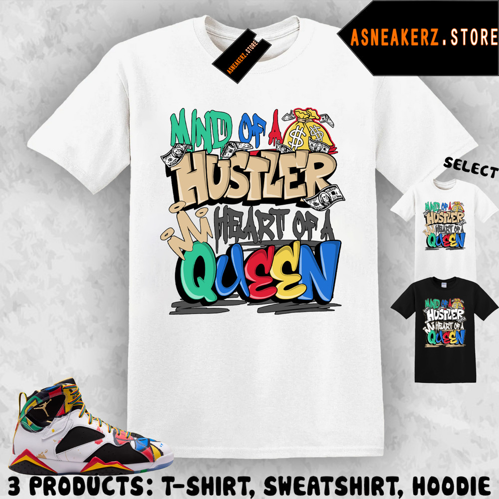 ASneakerZ Tee Shirt To Match J’s 7 Miro 2026 Matching Snkr Hustle Queen T-Shirt
