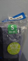 Fruit of the Loom Men’s 5-Pack Tag-Free V-Neck T-Shirts – Size Small
