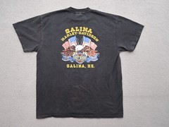 VTG Harley Davidson Easyriders Shirt Mens XL Black 1992 Just Brass Skull Biker