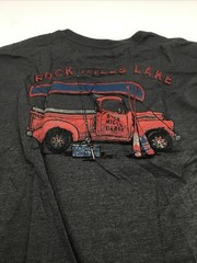 G.H. Bass & Co Rock Mens Mills Lake Graphic T-Shirt in Gray Size XXL