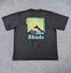 Rhude Graphic Shirt Mens XL Streetwear Cars Racing Moonlight Tropics Miami