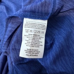 Men’s Basic Heathered Blue T-Shirt Size 4XL Lightweight Breezy Summer Stretch