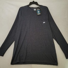 Dickies Cooling Shirt Mens 2XL XXL Blue Lightweight Work Long Sleeve UV 30 NWT