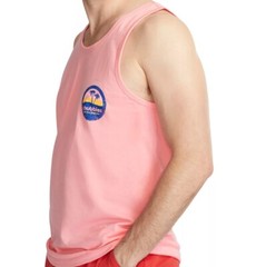 Chubbies Men’s Sky’s out Thigh’s out Graphic Tank Top T-Shirt Coral NEW $30