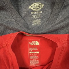 MIXED LOT OF 5 Men’s M T-Shirts H Davidson/Carhartt/N Face/Dickies/T Matthew