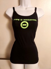 type o negative tank top neon green glitter vinyl type o negative crop top