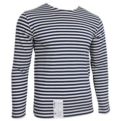 Genuine Russian Navy Telnyashka – 100% Cotton Long Sleeve Striped T-Shirt New