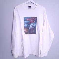 Vintage Buckwheat Little Rascals Hood Basketball Longsleeve Parody Shirt Mob Inc