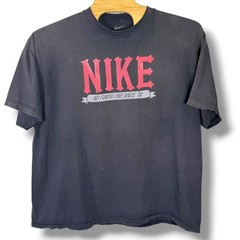 Vintage Nike T-Shirt Men 3XL Faded Black Loose Fit No Finish Line Graphic Tee