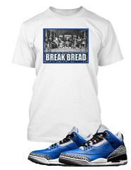 Break Bread Compatible with J3 Royal Sneaker Tee to Match Big Tall Small T