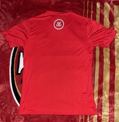 Working Man Militia Lion Red (Medium) & Blue (Large) Short Sleeve T Shirt Bundle