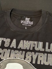 That’s A Awful Lot Of Cough Syrup by Desto Dubb Black Graphic T-Shirt Men Size L