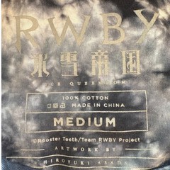 RWBY Ice Queendom Hiroyuki Asada Tie Dye Graphic T-Shirt Medium