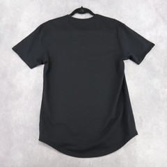 BYLT Shirt Mens Small Black Lux Drop-Cut Crewneck Tee Stretch Tagless Casual Top