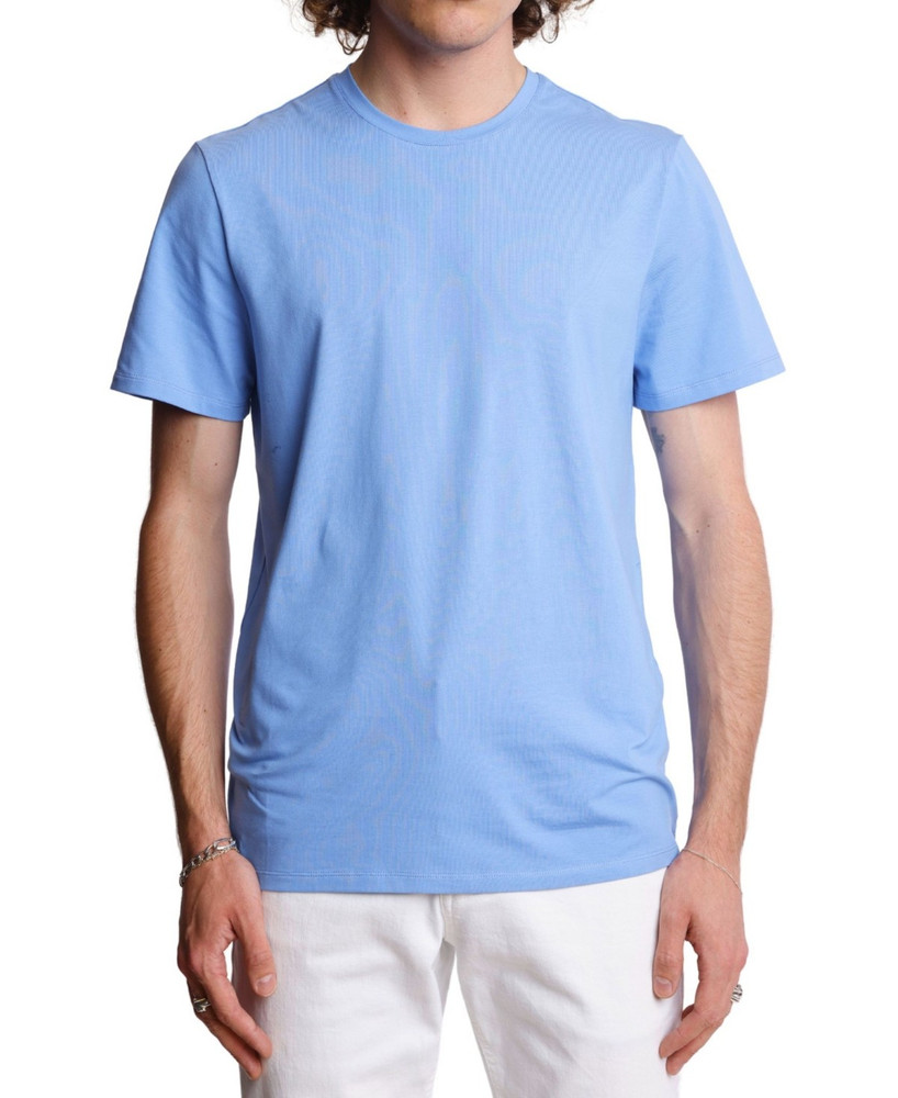 Paisley & Gray Mens Lucas Slim Fit Short Sleeve Crewneck T-Shirt Easy Blue-Med