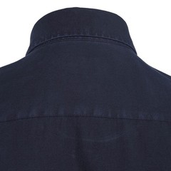Hackett London Top Shirt Logo Button Up Blue Size M HM309527