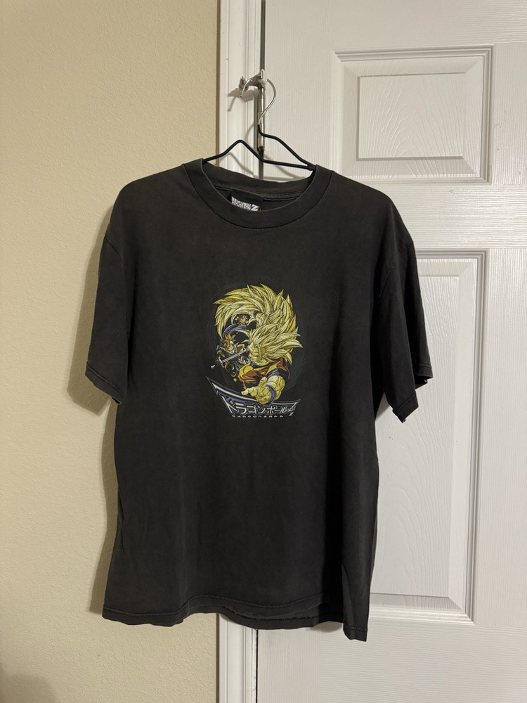 Vintage Dragon Ball Z Shirt Rare 90s Anime Manga Large Black Tag