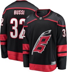 Men’s Carolina Hurricanes Black Home Premium Custom Stitched – Full Size