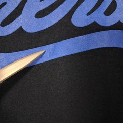 Marathon Clothing T-Shirt Men’s Black Blue L Crenshaw 100% Cotton Tee
