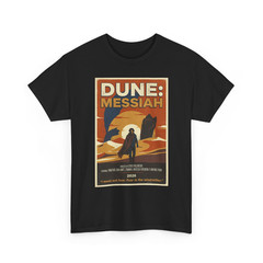 Dune Messiah T Shirt Retro Sci Fi Movie Poster Graphic Vintage Black Tee