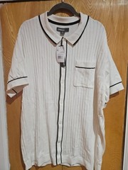Commerce men ribbed knit shirt