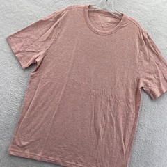 Faherty Striped Shirt Mens XL Orange Cloud Cotton Soft Short Sleeve Tee *A98 New