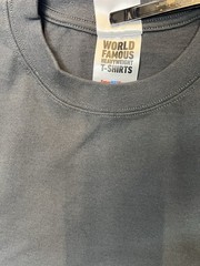 HandStitch “Shouting Boy Graffiti” 1Of 1 Gray T-Shirt HeavyDuty Cotton SizeLarge