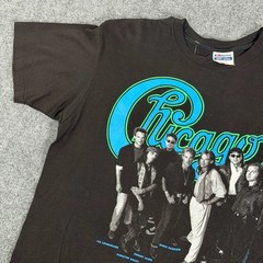 Vintage 90s Chicago Hearts In Trouble 1990 Tour T Shirt Music Band Tee Size XL
