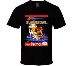 Tecmo Super Bowl Nes Video Game Cover T Shirt