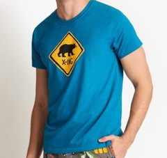 NEW Little Blue House by Hatley Men Bear X-Ing Sleep Shirt Medium