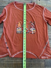 Gnomes Pumpkin Spice Coffee Latte Fall Autumn Thanksgiving T-Shirt Size Small