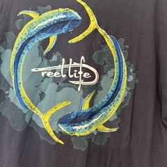 Reel Life Men’s Soft Lightweight Short Sleeve Essential Graphic Tee