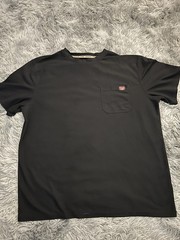 Wrangler Workwear Black Short Sleeve T-shirt Mens Size XL 46-48