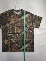 Mossy Oak Break Up Infinity Men Shirt Extra Large Green Cotton Short Sleeve Tee