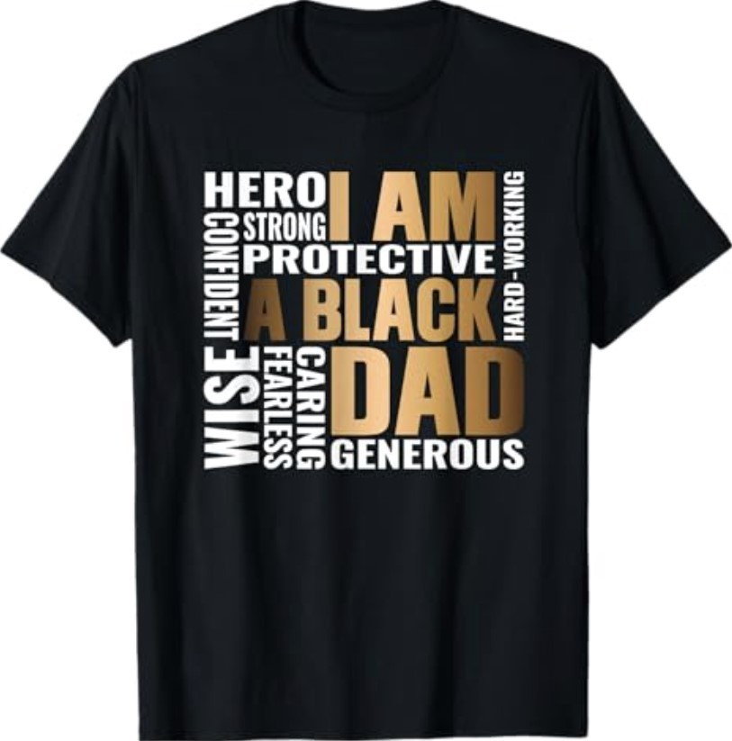 Black Father King Fathers Day Dad Matter Husband Dope Leader T-Shirt