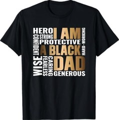 Black Father King Fathers Day Dad Matter Husband Dope Leader T-Shirt