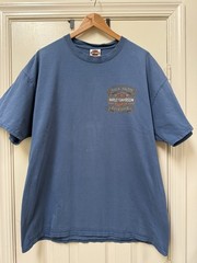 Harley Davidson Wilkesboro, NC 2XL T-Shirt Retired Hwy 421 Graphic Good Cond.