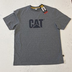 CAT Caterpillar Men’s Relaxed Fit T Shirt, Color Gray, Size Medium, Durable. ￼