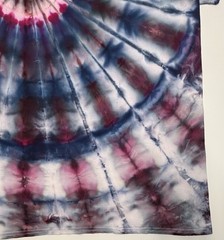 Handmade Ice Tie Dye Adult T-Shirt Size 2XL Multicolor Patriotic Gildan Tee NEW
