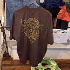 Grateful Dead Heat Skeleton T-Shirt Brown Mens 2XL Made USA Los Angeles Apparel