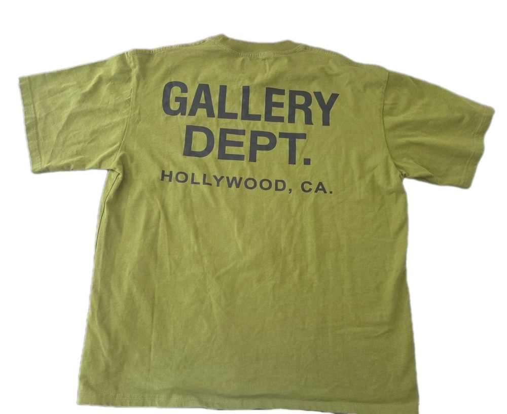 Gallery Dept Souvenir T-Shirt Olive Mens Large 100% Authentic