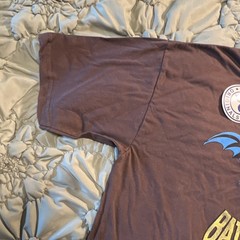 DC Comics DC Originals Men’s L Batman Graphic Print T-Shirt Brown VTG 2006 0008