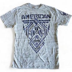 New Men’s American Fighter Fairbanks Premium Athletic MMA Gray T-Shirt XS-4XL