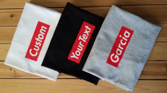Custom Text 20th Anniversary Box Logo Tee