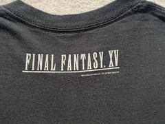 Final Fantasy 15 XV T-Shirt Small Black Square Enix Video Game Gaming Promo