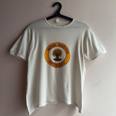 Vintage 70s Hook Norton Brewery Graphic Tee England Dolphin Boxy Cropped M XL