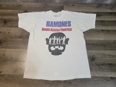 Rare Vintage Ramones Hands Across Your Face T-shirt