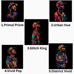 Urban Neon Hip Hop Graphic Tee, Comfort Colors T Shirt, Unisex Streetwear Tee
